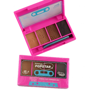Sombra para Sobrancelha Ruby Rose Pop Star Brow Mix 4 Cores