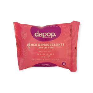 Lenço Demaquilante com Aloe e Vera - Dapop