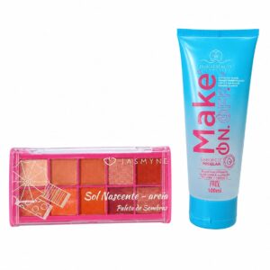 Kit Beleza e Cuidados Essenciais - Paleta de sombras + Sabonete Micelar